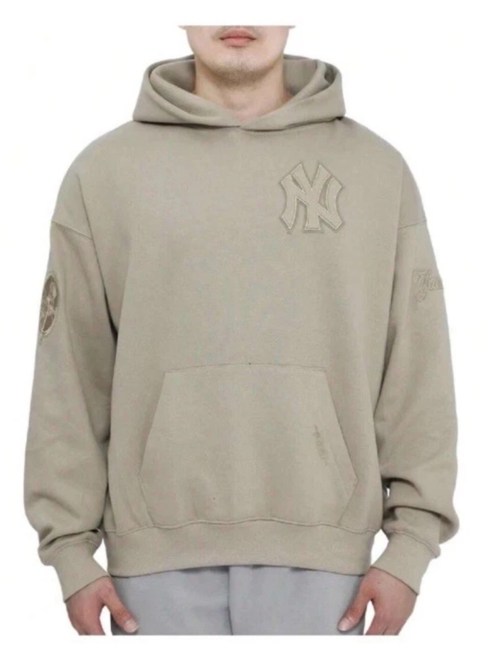 Pro Standard New York Yankees MLB Hoodie CJ Drop Shoulder Fleece PO Mens NWOT
